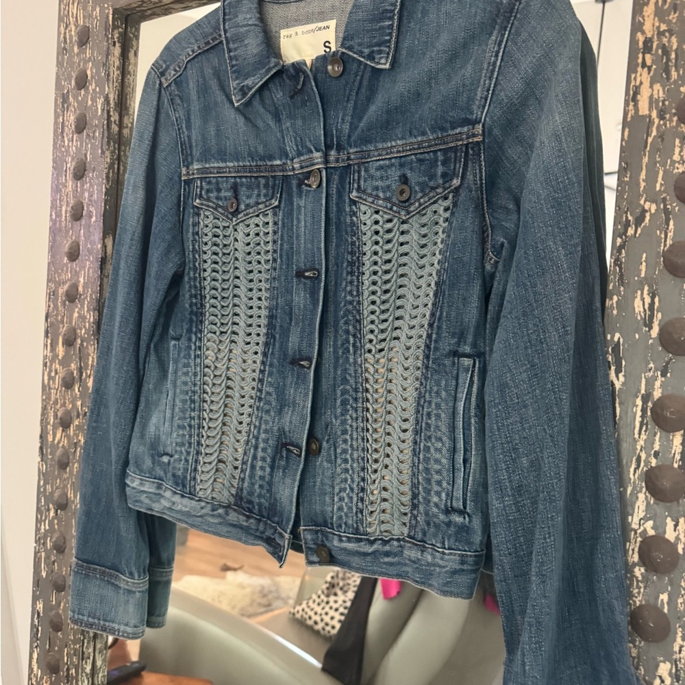Rag & Bone Classic Indigo Denim Jacket Never Worn
